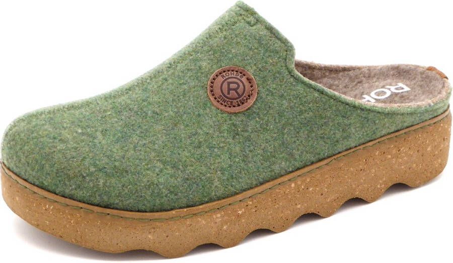 Rohde Pantoffels Foggia huisschoen slippers klomp met profielzool