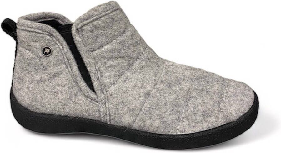 Rohde Pantoffel 2006 Platin Grijs Vacht Gevoerd