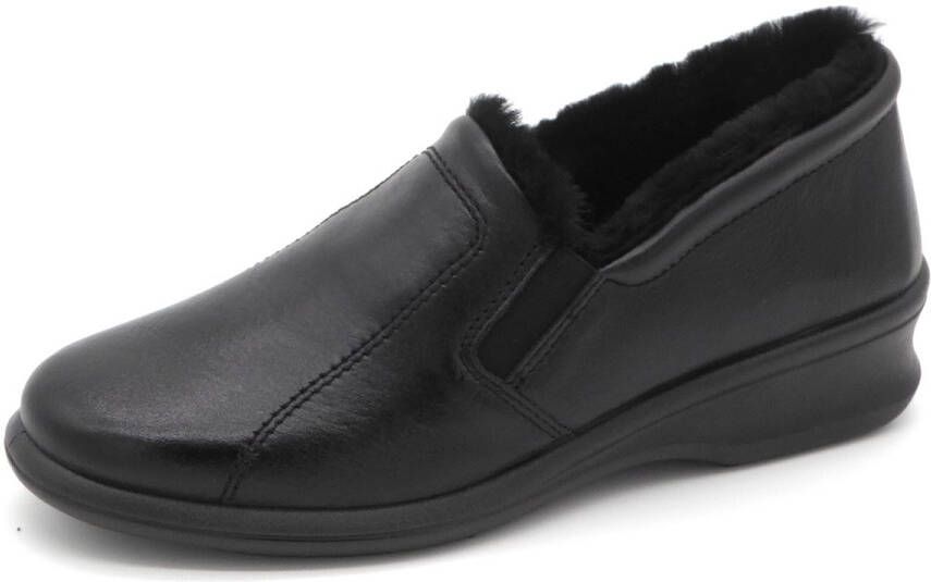 Rohde Dames Pantoffel 2518-90 Zwart Softnappa (40.5)
