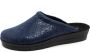 Rohde Dames Pantoffel Muil 2297-56 Blauw - Thumbnail 1