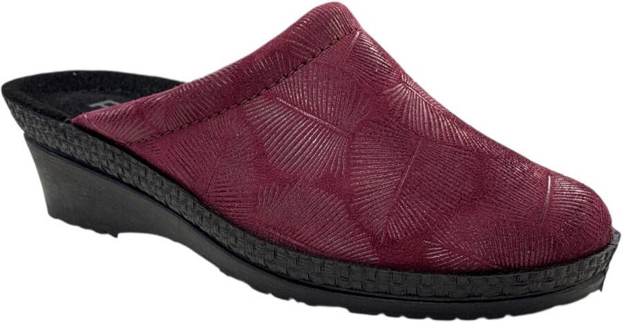 Rohde Dames Pantoffel Muil 2450-48 Wijnrood