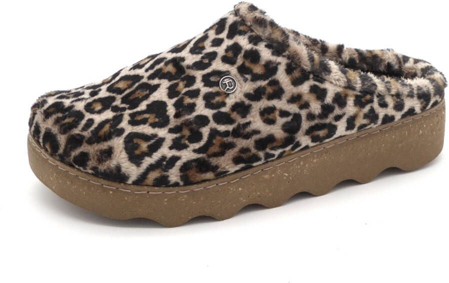 Rohde Dames Pantoffel Muil 6102-18 Panterprint