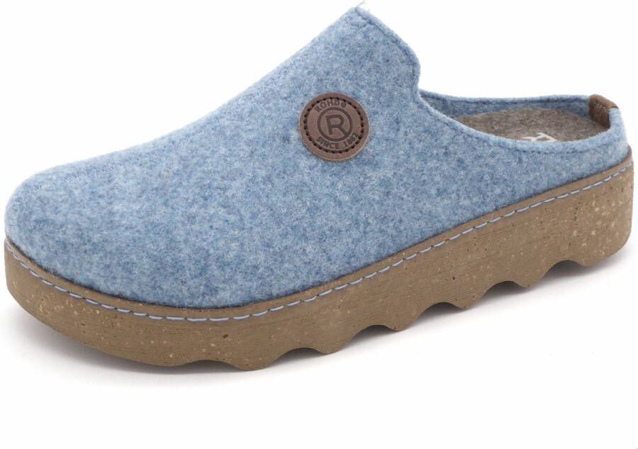 Rohde Pantoffels Foggia huisschoen slippers klomp met profielzool
