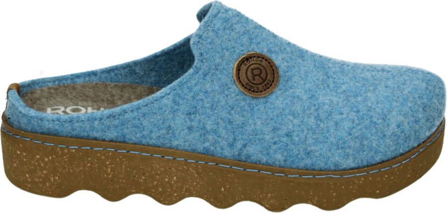 Rohde Pantoffels Foggia huisschoen slippers klomp met profielzool