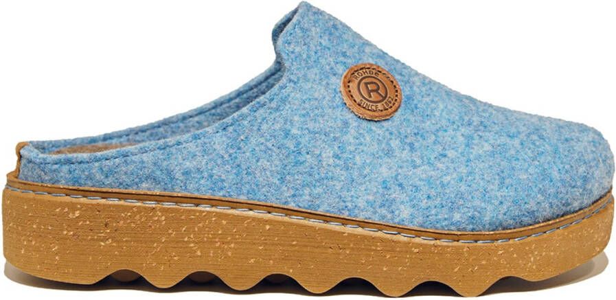 Rohde Pantoffels Foggia pantoffel slippers klomp met profielzool