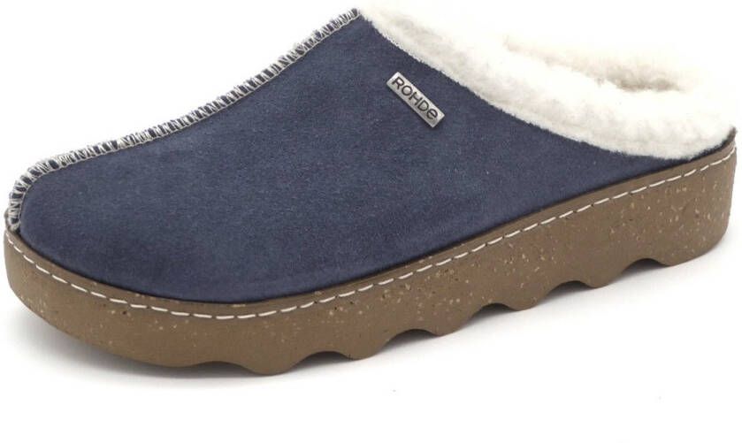Rohde Dames Pantoffel Muil 6125-50 Jeansblauw