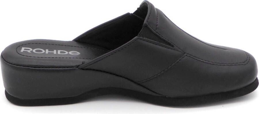 Rohde Dames Pantoffel Muil 6142-90 Zwart (36.5)