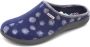 Rohde Dames Pantoffel Muil 6551-56 Blauw Combi - Thumbnail 5