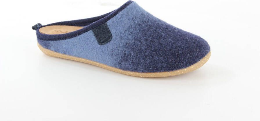 Rohde dames pantoffel (open hiel) blauw