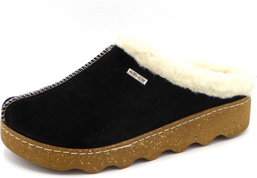 Rohde Pantoffels FOGGIA-D Pantoffel clog met uitneembare binnenzool van schapenvacht - Foto 4