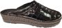 Rohde Pantoffels zwart Synthetisch Dames - Thumbnail 5