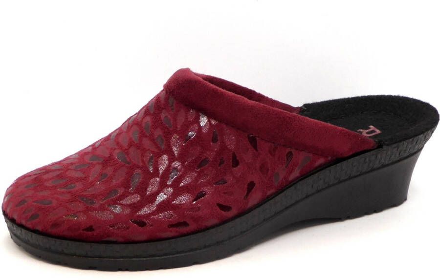 Rohde Dames Pantoffel Muil 2456-48 Rood - Foto 2