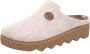 Rohde Dames Pantoffels Creme Uitneembaar Voetbed - Thumbnail 2