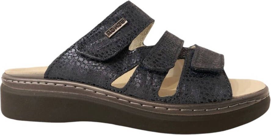 Rohde Dames Slipper 5221-56 Donkerblauw