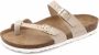 Rohde Teenslippers Dames Zacht Voetbed Beige Lak - Thumbnail 1