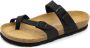 Rohde Teenslippers zacht voetbed Zwart 5594 - Thumbnail 6