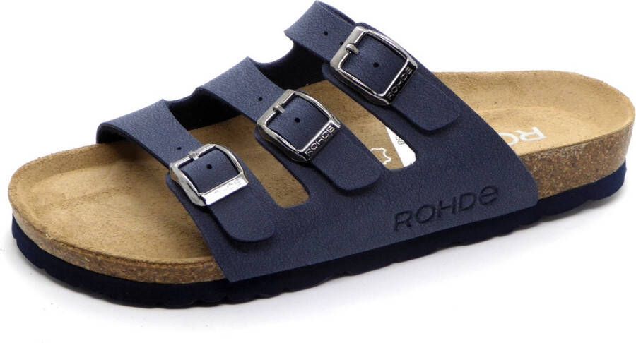 Rohde Alba mule damesslipper sandaal 5618 56 blauw