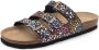Rohde Slippers Alba zomerschoenen slippers pantoffels met kleurrijke print g-breedte = breed - Thumbnail 5
