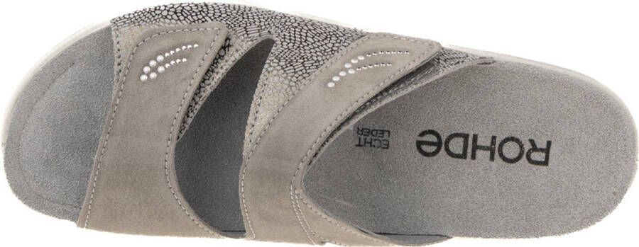Rohde Dames Slipper 5729-83 Grijs Combi