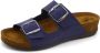 Rohde 5856-56 Dames Slippers Blauw - Thumbnail 1