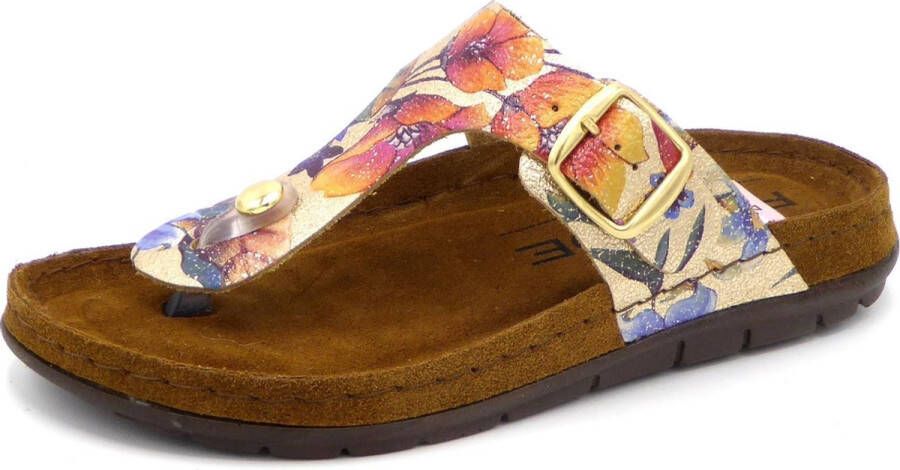 Rohde Teenslippers RODIGO-D wig-hak zomerschoen slippers met memory-functie