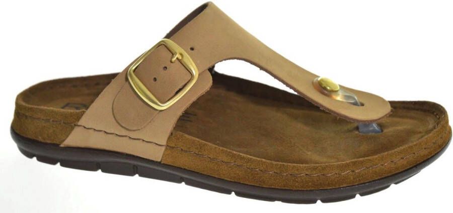Rohde Teenslippers RODIGO-D Sleehak zomerschoen slippers pantoffels met gespsluiting