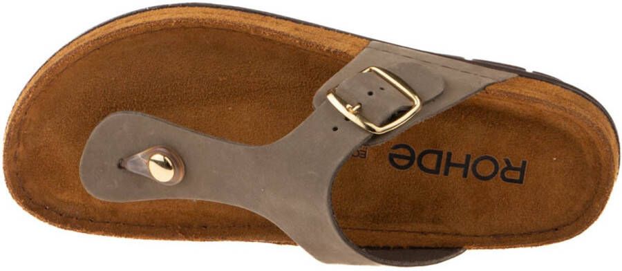 Rohde Dames Slipper 5860-61 Olijfgroen