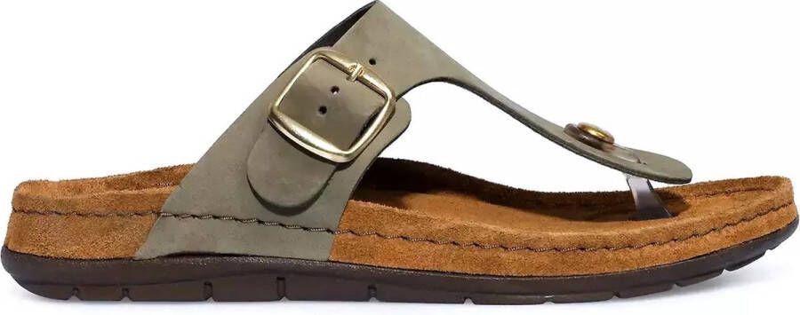 Rohde Dames Slipper 5860-61 Olijfgroen