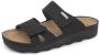 Rohde Dames Slipper 6225-90 Zwart - Thumbnail 1