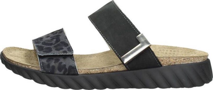 Rohde Dames slippers Open Teen zwart