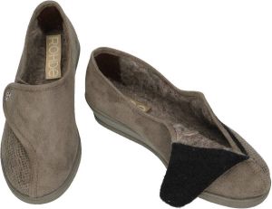 Rohde Dames taupe pantoffels