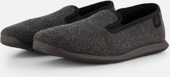 Rohde 6985 82 Fermo Antracite Loden-sloffen-pantoffels