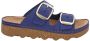 Rohde Foggia-D dames slipper blauw - Thumbnail 3