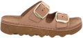 Rohde Foggia-D dames slipper bruin - Bruin