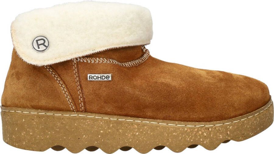Rohde Foggia dames pantoffel Cognac