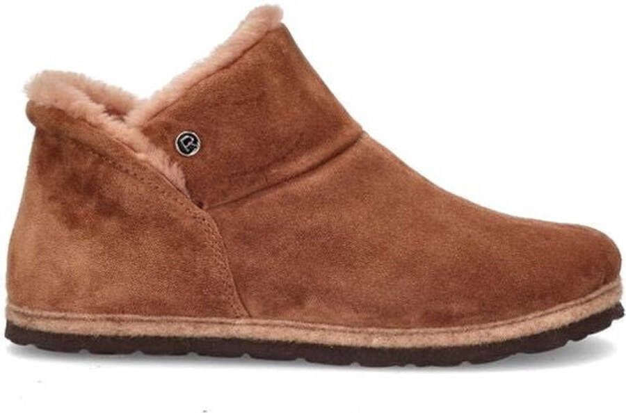 Rohde Dames Pantoffel Gevoerd 7076-76 Cognac