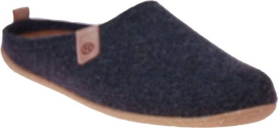 Rohde Grijze Pantoffel Wol