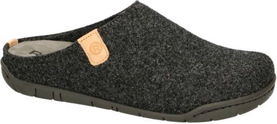Rohde -Heren grijs donker pantoffels & slippers