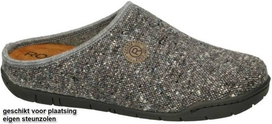 Rohde Heren grijs pantoffels & slippers