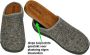 Rohde -Heren grijs pantoffels & slippers - Thumbnail 2