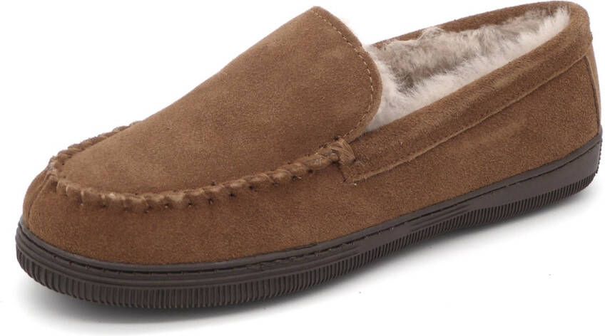 Rohde 7160~~~~~~~~~~~~~~~~~~~~~~~~~~ Heren pantoffels Cognac