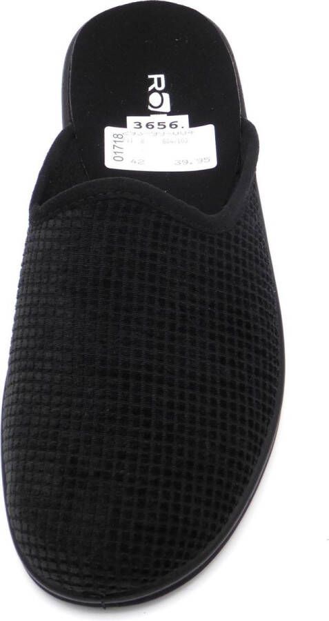 Rohde Heren Pantoffel Muil 2688-90 Zwart