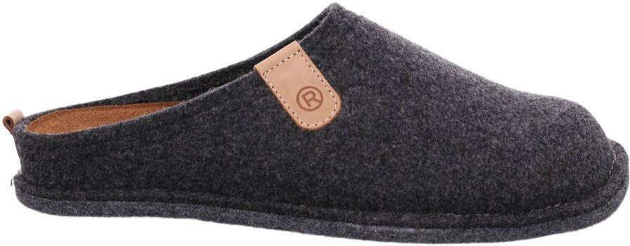 Rohde Pantoffels LUCCA-H met uitneembare leren binnenzool breedte g
