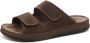 Rohde 6240 Volwassenen Heren slippers Bruin - Thumbnail 1