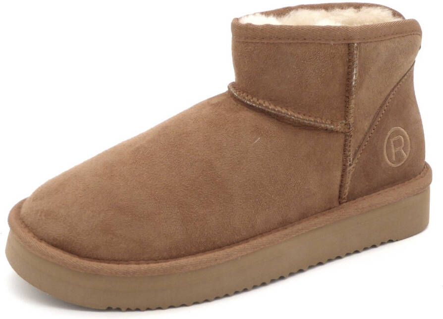 Rohde Huggys Dames Pantoffel Gevoerd 7084-76 Cognac