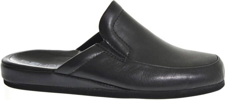 Rohde 6607~~~~~~~~~~~~~~~~~~~~~~~~~~ Heren pantoffels Zwart