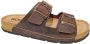 Rohde Leren Heren Slippers Bruin - Thumbnail 1