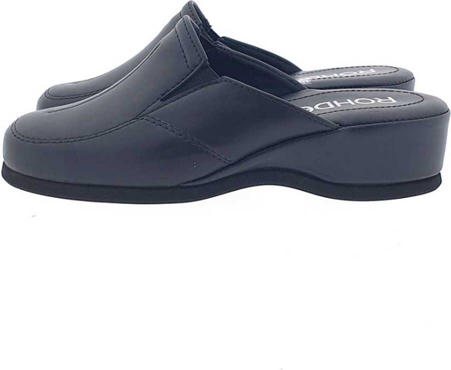 Rohde Dames Pantoffel Muil 6142-90 Zwart (40.5)