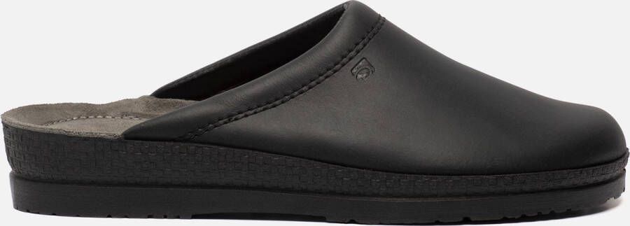 Rohde Heren Pantoffels in Leder (Bruin)