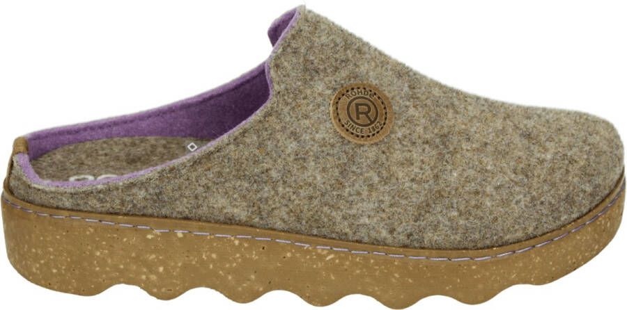 Rohde Pantoffels Foggia Pantoffel slof clog huis-slipper met profielzool - Foto 4